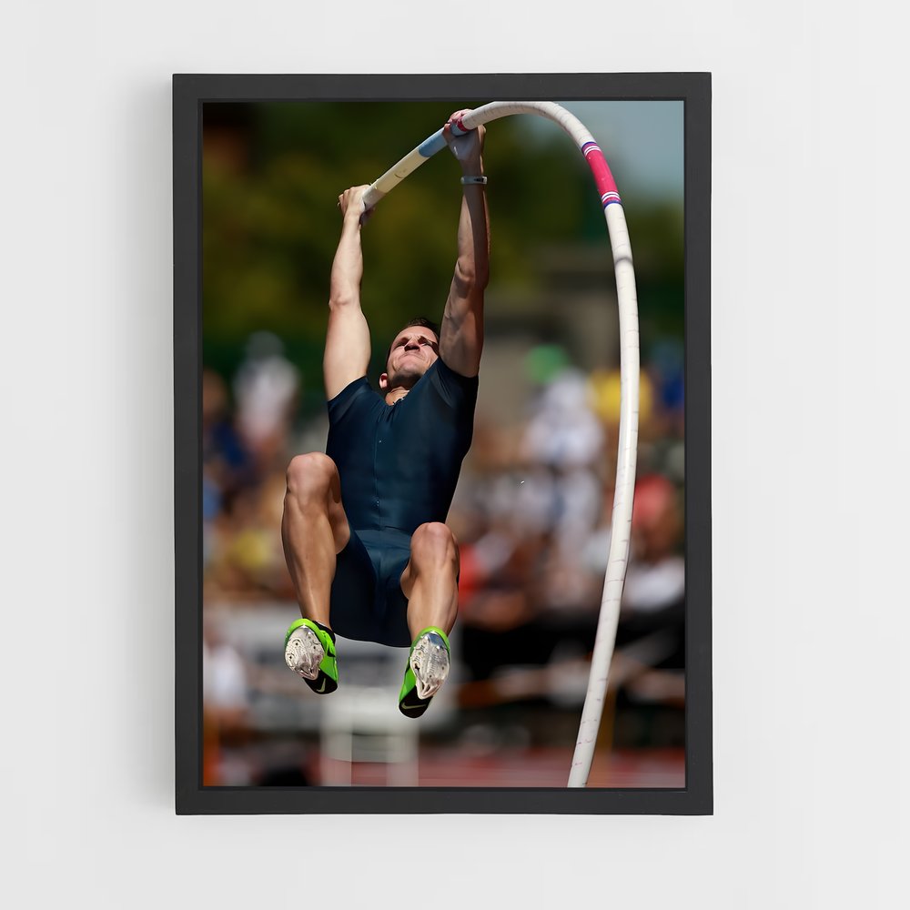 Poster Renaud lavillenie – affiche Athlétisme (vue 2)